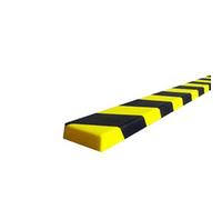 Paraspigoli In Schiuma Da 39", Paraspigoli Autoadesivi Ad Alta Visibilità Con Strisce Nere E Gialle, Sicurezza In Schiuma Per Pareti, Scale, Garage, Magazzini(Flat-shaped,30PCS)