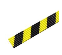 Paraspigoli In Schiuma Da 39", Paraspigoli Autoadesivi Ad Alta Visibilità Con Strisce Nere E Gialle, Sicurezza In Schiuma Per Pareti, Scale, Garage, Magazzini(Wave-shaped,5PCS)