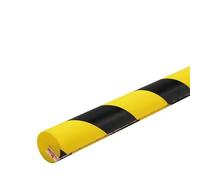 Paraspigoli In Schiuma Da 39", Paraspigoli Autoadesivi Ad Alta Visibilità Con Strisce Nere E Gialle, Sicurezza In Schiuma Per Pareti, Scale, Garage, Magazzini(U-shaped,2PCS)