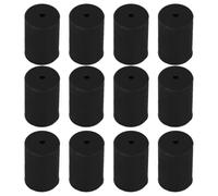 Paraspigoli in Silicone Nero 12 Pezzi per Maniglie e Pomelli | Texture Fine, Presa Liscia, Riduce gli Scivolamenti, Adatto a Cucine e Residenze per Anziani