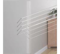 paraspigoli muro Protezione paraurti trasparente per casa/centro commerciale, angolo in plastica con angolo di 90 gradi, modanatura autoadesiva(4 PCS,L W 140 CM X 25 MM)