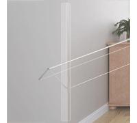 paraspigoli muro Protezione paraurti trasparente per casa/centro commerciale, angolo in plastica con angolo di 90 gradi, modanatura autoadesiva(1 PC,L W 160 CM X 40 MM)