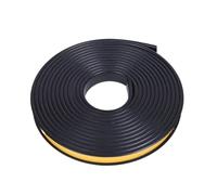 Paraspigoli Nastro adesivo autoadesivo for la riparazione e il restauro di mobili, for bordi di impiallacciatura in legno flessibile da 5 m.(Black,16mm)