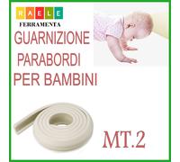 Paraspigoli parabordi in gomma morbida per sicurezza bambini bimbi 2 mt