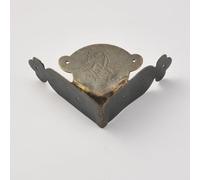 Paraspigoli, paraspigoli per libri, 56-73MM 10/20 PZ Angoli in metallo for album fotografici for foto for scrapbooking Protezioni angolari(Bronze: 73mm*high 34mm,10pcs)