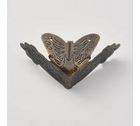 Paraspigoli, paraspigoli per libri, 56-73MM 10/20 PZ Angoli in metallo for album fotografici for foto for scrapbooking Protezioni angolari(Bronze:56mm*high24mm,10pcs)