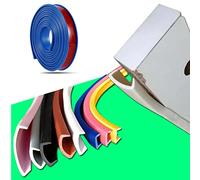 Paraspigoli per mobili a forma di U in TPE, strisce di protezione per bordi in legno per armadio, tavolo, piano di lavoro e pannello in legno con ritagli sagomati, nastro di bordatura, paraspigoli (3m