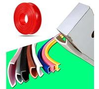 Paraspigoli per mobili a forma di U in TPE, strisce di protezione per bordi in legno per armadio, tavolo, piano di lavoro e tavola in legno con ritagli sagomati, nastro di bordatura, paraspigoli (3m×