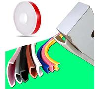 Paraspigoli per mobili a forma di U in TPE, strisce di protezione per bordi in legno per armadio, tavolo, piano di lavoro, pannello in legno e ritagli sagomati, nastro di bordatura, paraspigoli (5m×