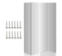 Paraspigoli per rivestimenti in vinile per uso esterno, realizzato in alluminio o acciaio inossidabile per mantenere l'integrità in condizioni meteorologiche diverse (alluminio)