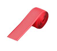 Paraspigoli per Scale da 3,3 Piedi, Protezione per Bordi Scale in Vinile, Profilo Angolare Gradini Autoadesiva Antiscivolo per Scuole, Aziende, Hotel(Red,8cm/3.4in)