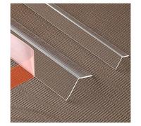 Paraspigoli trasparenti in PVC autoadesivi con nastro, protegge gli angoli delle pareti dalle impronte digitali(Wide 17mm,0.8m)