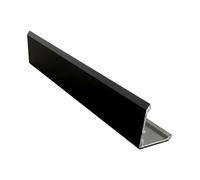 Paraspigolo angolare in Alluminio - Nero Opaco - Barra da 2,5 metri