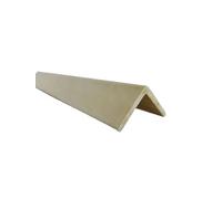 Paraspigolo in legno massiccio grezzo, listello angolare 45mm x 45mm x 1m, listello angolare, listelli di protezione per angoli, profilo per rivestimento di pareti, soffitti, pavimenti, bricolage