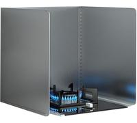 Paraspruzzi Antiaderente Pieghevole in Acciaio Inox: Il Design termoisolante impedisce Gli Schizzi d'olio Durante la frittura, Un Elemento Essenziale in Cucina per Cucinare più Facilmente e