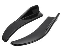 Paraspruzzi Auto Anti-collisione Per Labbro Anteriore Spoiler Paraurti Auto Universale 1 Paio(Black)