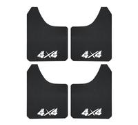 Paraspruzzi Auto Paraspruzzi Per Auto, Paraspruzzi, 4 Pezzi Per Suzuki, Per Jimny, SJ20, JA12, JB43, JB53, JB74W, JB64, JB74 Per Sierra 4x4 Parafanghi Anteriori(Black - 4X4 LOGO)