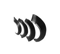 Paraspruzzi Auto Per Ford Per Mustang 2015 2016 2017 Auto Sopracciglio Ruota Parafanghi Passaruota Razzi Trim Body Kit Esterno Tuning