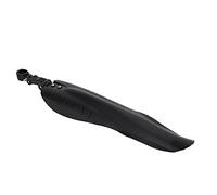 Paraspruzzi Bici Regolabile in Plastica Nera, Parafango Anteriore e Posteriore per Mountain e Strada - Design Curvo Antischizzi, Montaggio Facile e Universale