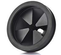 Paraspruzzi da 3 1/8 pollici per Insinkerator, 3,15 pollici QCB-AM Copertura per lo smaltimento dei rifiuti per InSinkErator Evolution Series per Waste King per Whirlaway per GE Disposer (nero)