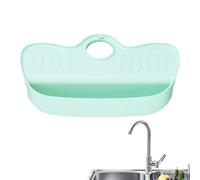 Paraspruzzi da cucina per lavello, raccogli per lo scarico, barriera contro gli schizzi dal rubinetto con design inclinato in cucina | Portasapone Spugne e scrub angolari