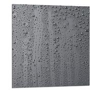 Paraspruzzi da parete in vetro da cucina 60 x 65 cm + kit di montaggio | protezione posteriore per piano cottura | vetro temperato di sicurezza resistente al calore | backsplash decorativo (B70391)