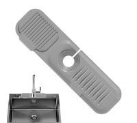 Paraspruzzi da piano di lavoro, tappetino per rubinetto del lavandino in silicone | Paraspruzzi domestico flessibile - Paraspruzzi universale per portasapone, vassoio di raccolta resistente all'usura