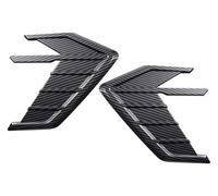 paraspruzzi de Per A5 A6 A4 A7 A8 S5 A3 Q5 Q7 RS3 RS4 RS5 RS8 S3 S4 S8 Adesivo Nero 2 Pezzi Set Paraurti Auto Parafango Laterale Nonuiny(Fender Carbon)