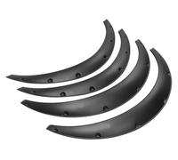 paraspruzzi de Per Jeep Per Wrangler TJ JK JL Per Compass Renegade 1997-2022 Passaruota Parafango Accessori Auto Protezione Sopracciglia(Black Large)