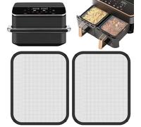 Paraspruzzi di grasso a maglia fine per Dual Blaze TwinFry 10L e Cosori Airfryer 8,5L in acciaio inox, accessorio per friggitrice ad aria calda, protezione dagli schizzi di grasso con silicone esterno