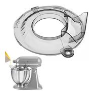 Paraspruzzi di ricambio per Kitchen Aid 4.5-5 QT Stand Mixer, paraschizzi trasparente per accessori Kitchen aid, ciotola paraspruzzi perfetta per ciotola in acciaio inox Kitchen Aid (grigio)