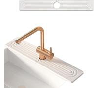 Paraspruzzi e tappetino scolapiatti per lavelli, ad assorbimento rapido, protezione dall'acqua per piani di lavoro