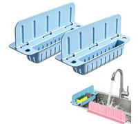 Paraspruzzi for lavello da cucina Versione aggiornata Paraspruzzi for acqua | Con ventosa in silicone da 35 cm, paraspruzzi riutilizzabile for rubinetto, lavare i piatti, lavello della cucina(D)