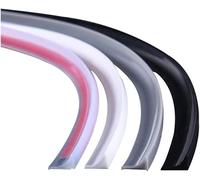 Paraspruzzi for pavimenti in silicone for lavelli da cucina Guarnizioni for schermi doccia Paraspruzzi for acqua for la parte inferiore delle porte della doccia senza telaio(Grey,8m/314 inch)