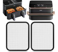 Paraspruzzi in acciaio inox compatibile con Cosori Airfryer 8,5 L/ Dual Blaze TwinFry 10 l, accessorio per friggitrice ad aria calda a maglia fine compatibile con Cosori CAF-R901-AEU 8,5 l