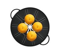 Paraspruzzi in silicone, grasso per friggere, custodia in silicone per 25-30 centimetri - paraspruzzi pieghevole per cuocere stufa filtro per alimenti da cucina cucina padella e pentole e barche a