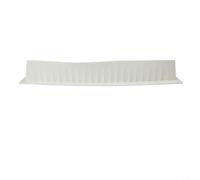 Paraspruzzi in silicone per lavello da cucina, 50 x 7 x 4,5 cm, riutilizzabile, per una barriera flessibile di grado alimentare, facile da pulire, colore: bianco