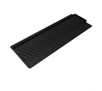 Paraspruzzi in silicone per lavello da cucina, efficace protezione dei bordi per mantenere i pavimenti asciutti (nero)