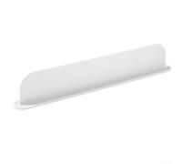 Paraspruzzi in silicone per lavello, paraspruzzi riutilizzabile, 49 x 5 x 8,5 cm, per lavare i piatti, per cucina (bianco)