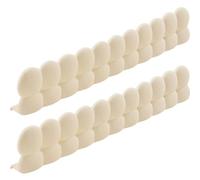 Paraspruzzi Lavello In Silicone, Deflettore Proteggi Schizzi Bancone Della Cucina, Deflettore Acqua Lavello Con Ventosa Integrata In Silicone for Lavaggio Stoviglie E Uso In Bagno(White,2 pcs)