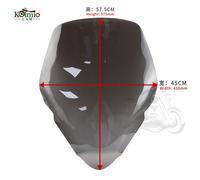 Paraspruzzi Moto TMAX 500 Tmax500 Parabrezza Deflettori XP500 20 Grigio