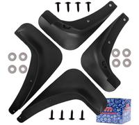 Paraspruzzi Parafanghi Set 4 Pezzi Per Nissan Micra K12 10-13 Pre-Restyling