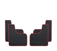 Paraspruzzi Parafanghi Universali Per Auto Parafanghi Anteriori E Posteriori Per Auto SUV Fuoristrada E Camion Parafango(4pcs Red)