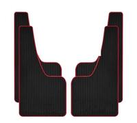 Paraspruzzi Parafanghi Universali Per Auto Parafanghi Anteriori E Posteriori Per Auto SUV Fuoristrada E Camion Parafango(4pcs Large Red)