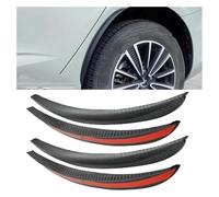 paraspruzzi parafango Per Nissan Passaruota Parafango 2 Pezzi 34 Cm Protezione Sopracciglia Gomma Fibra Carbonio(4PCS)