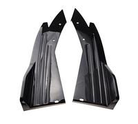 paraspruzzi per auto Universale Paraurti Posteriore Spoiler Canard Fin Diffusore Winglet Gonna Lato Labbro Ala Trim Wrap Angle Splitter Guard Pretective 1 Coppia(Nero)