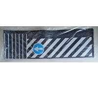 PARASPRUZZI LUNGO PER CAMION TIR RIMORCHI NERO 240x35cm PARA SCHIZZI CON SEGNALI