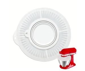 Paraspruzzi per ciotole | Coperchio protettivo in silicone come componente di attacco | Coperchio per ciotola da 4,3 a 4,7 litri - Farina Cottura Pane Pane Pane Cucina Casa e Piano di lavoro