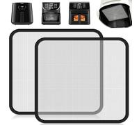 Paraspruzzi per Friggitrice ad Aria per Cosori TurboBlaze 5.5L 6L 6.2L Paraschizzi per Friggitrice ad Aria Calda Philips HD9285 HD9270 Magnetici in Acciaio Inox a Maglia Fine Airfryer Accessori (2Pz)