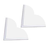 Paraspruzzi per la doccia, 2 da bagno, protezione dagli spruzzi d'acqua, per la vasca angolare - per casa, appartamento, hotel, lavello della cucina